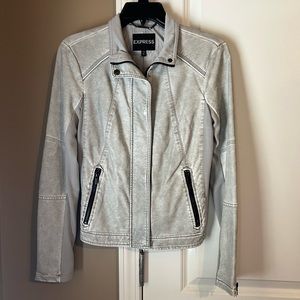 Express leather jacket size XS